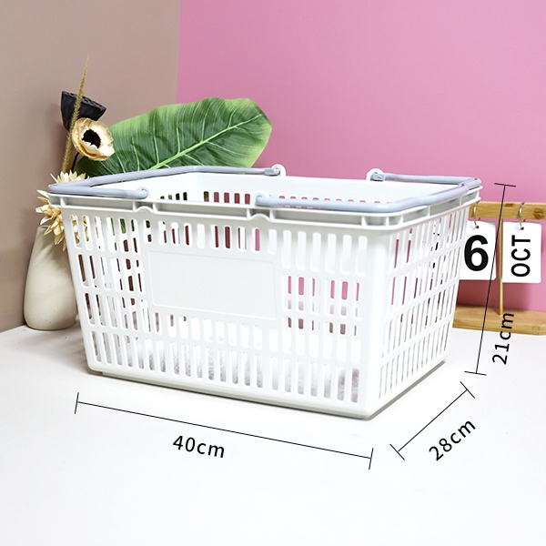 2217 Cesta de Compra Mediana (White) 3