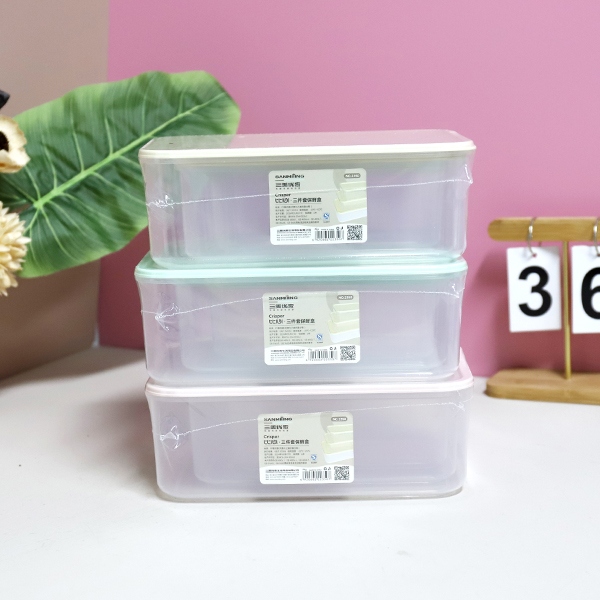 2350 Conjunto de Tres Piezas de Caja Rectangular de Limpieza 5