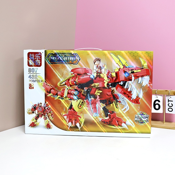 807 Dinosaurios Bloques de Construcción de Mech 4