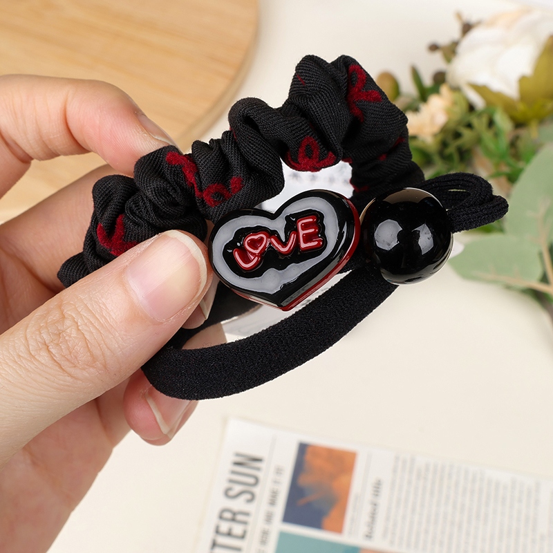 Corazon Accesorios Bow Impresión Círculo Intestinal 4