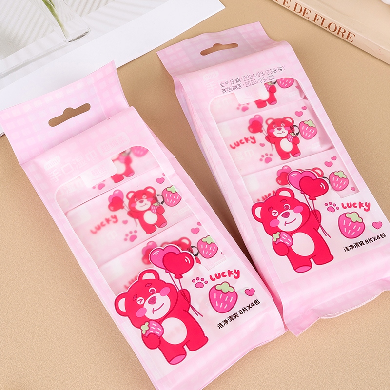 Hanrou 1514 Four Pack Papel de Tejido Húmedo