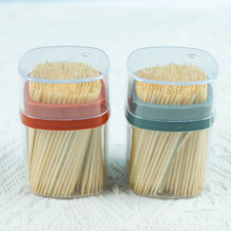 AMS-027 Transparent Lid Square Box Toothpick 3