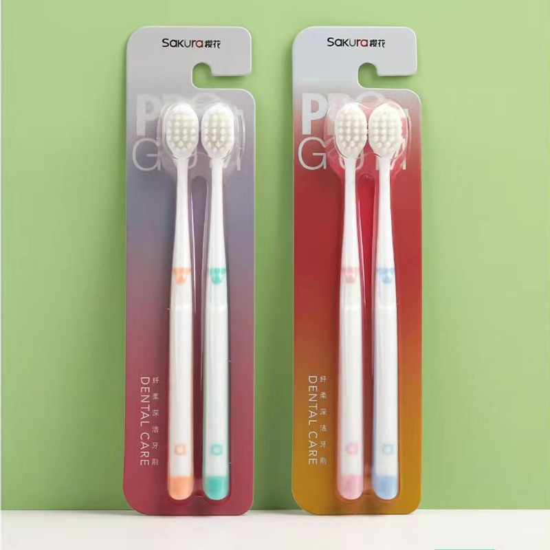 Blossom de Cereza Suave Cepillo de Dientes Limpio Profundo S-57 2