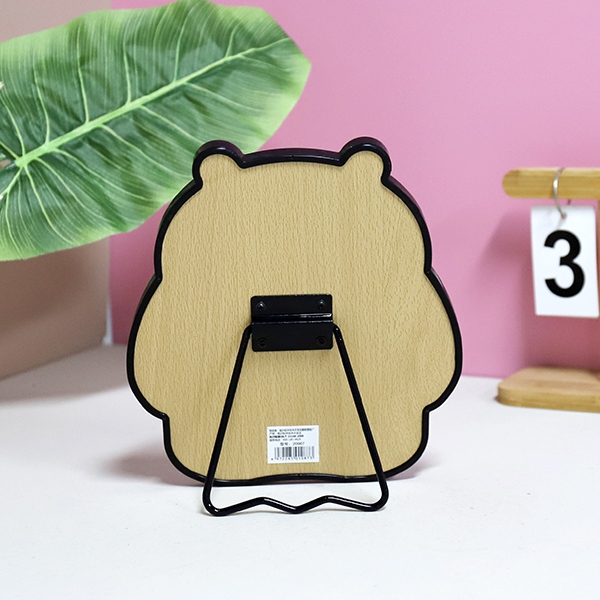 2096 Fat Bear Edge Wooden Mirror (Black) 4