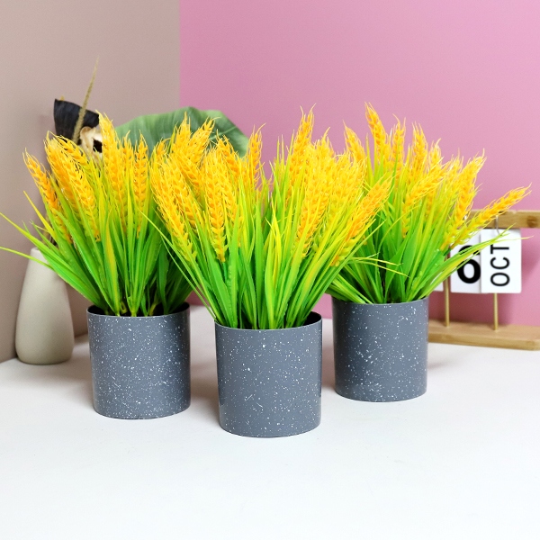 M163 Wheat Ear Flower Simulation Bonsai 4
