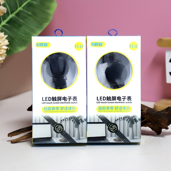 Reloj Electrónico de Pantalla Táctil C3-12LED 4