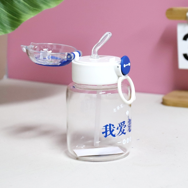 * 4007 I Love Wife Bounce Straw Glass 4