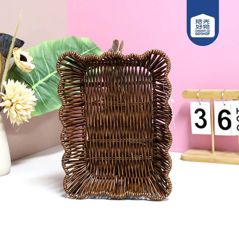 LN051 Wrought Iron Lace Long Plum Blossom Cesta 2