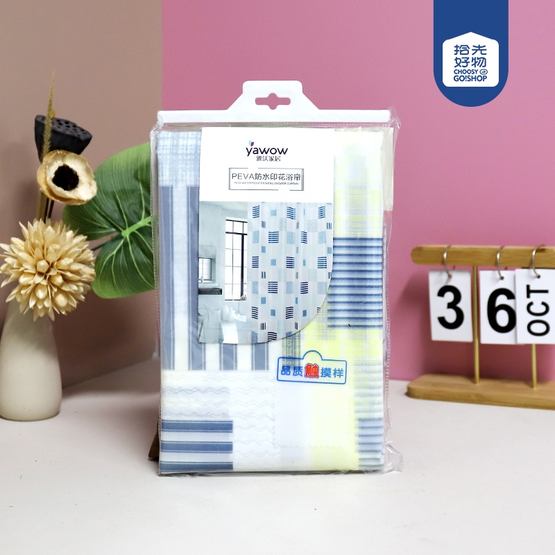 3018PEVA Cortina de Ducha Impermeable 180*200cm 2
