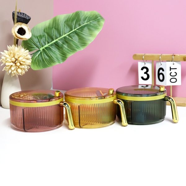 GH-2900 Light Luxury Four-compartment Seasoning Box 6