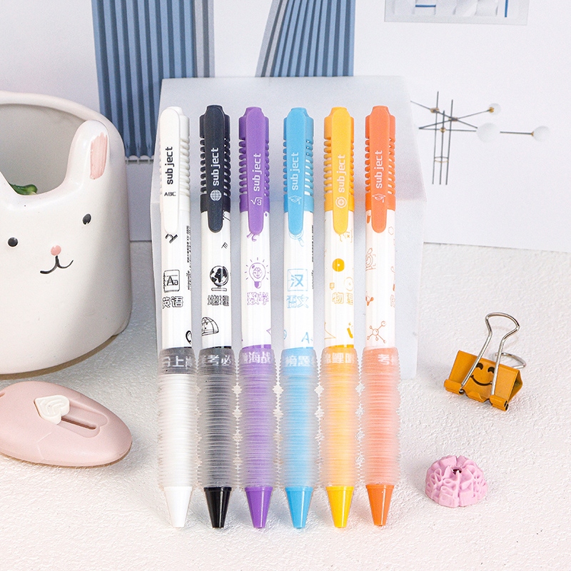 XX-6616 Académico Dios Silicona Pantalla Stand Retractable Gel Pen 4