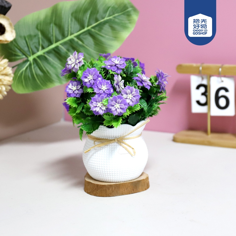 2410-3 Flor de Simulación Bonsai 2