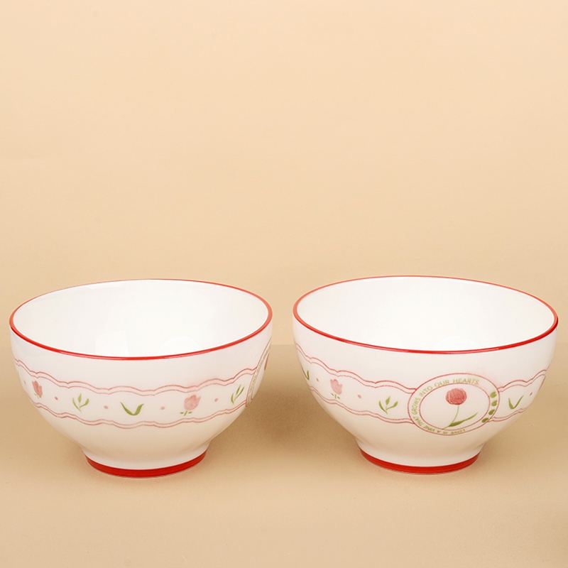 Nuevo Bono China de 5 Pulgadas Jingde Bowl (Rose Rain) 2