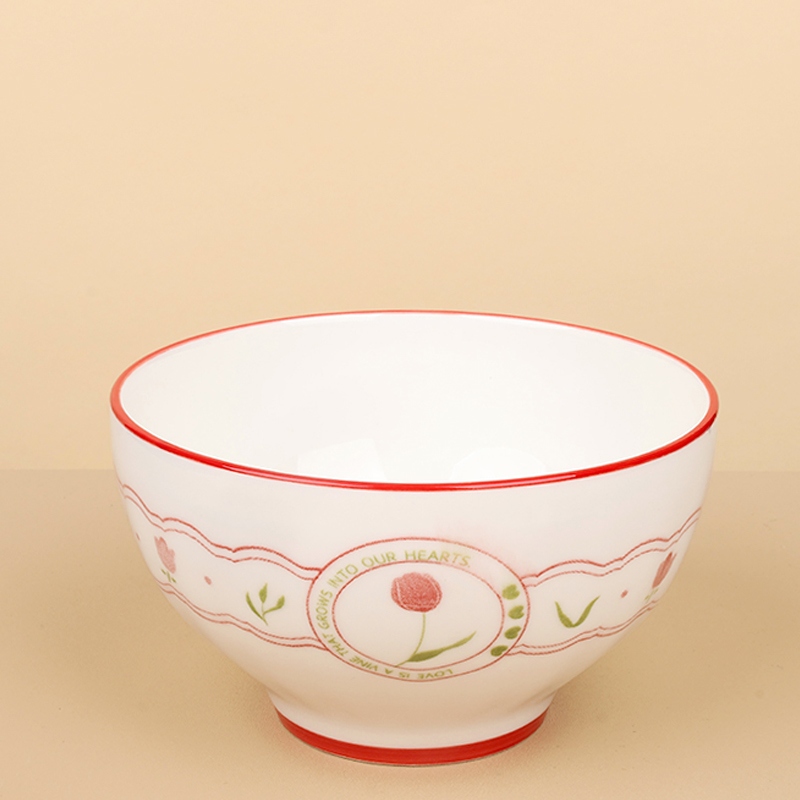 Nuevo Bono China de 5 Pulgadas Jingde Bowl (Rose Rain) 3