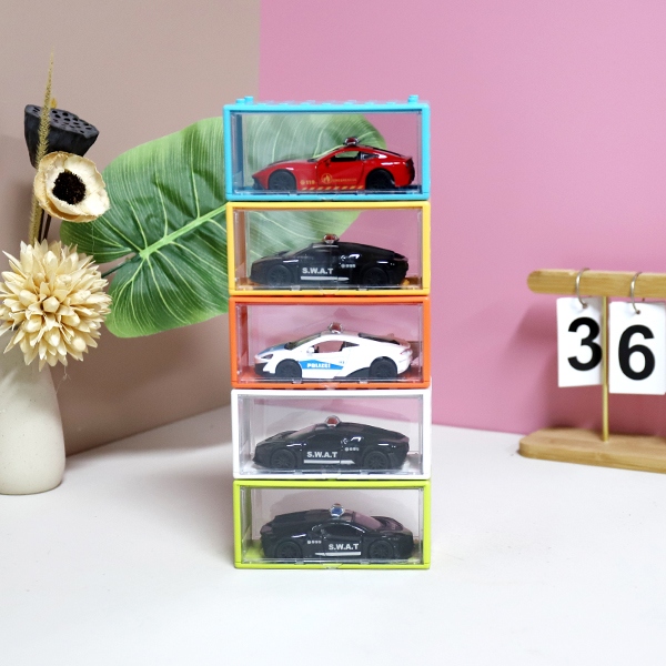 * 8034A Huili Alloy Police Car (54 Para Enviar un Carguero) 4