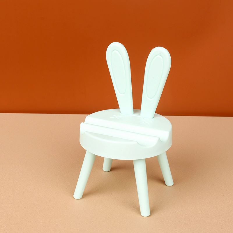 ZJ991 Orejas de Conejo Boxeado Bracket de Stool (Macaroon) 3