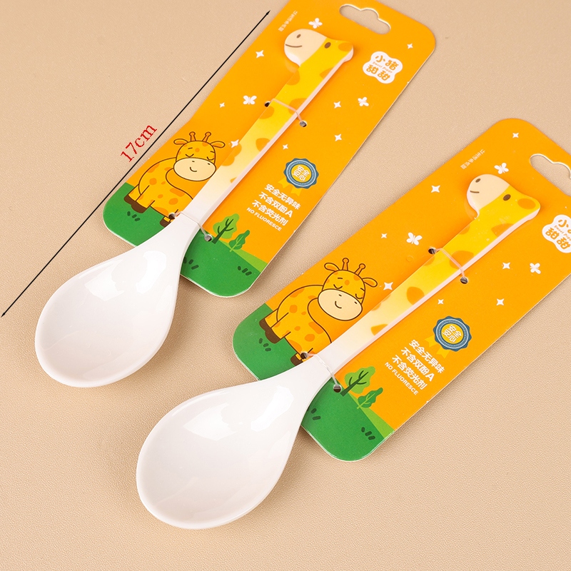 XZ8177 Caricatura de Mango Largo Cuchara (Grado de Alimentos) 2