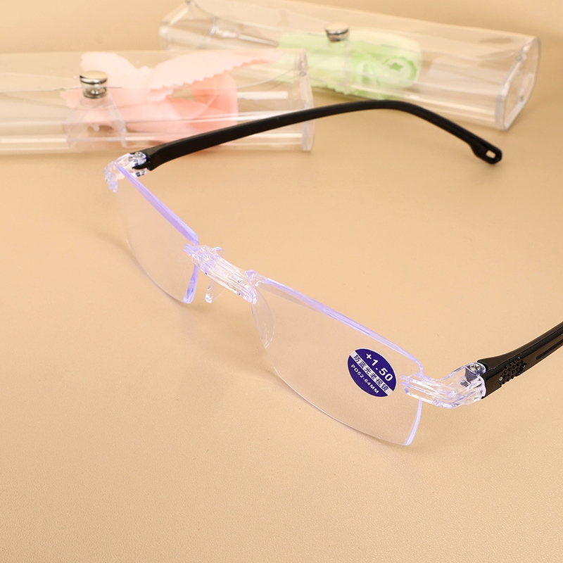 Gafas de Lectura de Luz de Caja Blanda 150 Grados 3