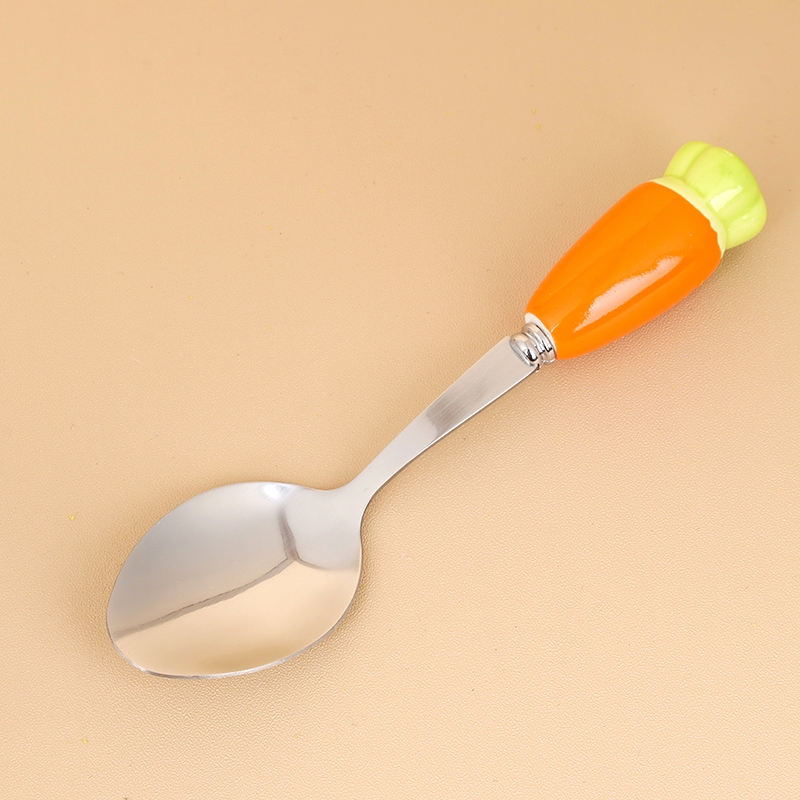 HSC-4 Mango de Cerámica Radish No.3 Cuchara Apuntada 3