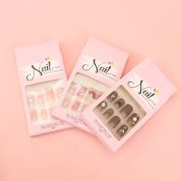 Perforación de Punto de Moda Uñas Falsas (Cabeza Cuadrada) 2