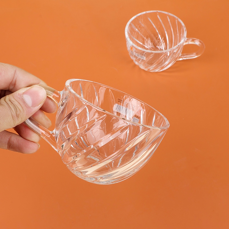 Deli TCF9003 Taza de Vidrio (230ML Estilo Al Azar) 3