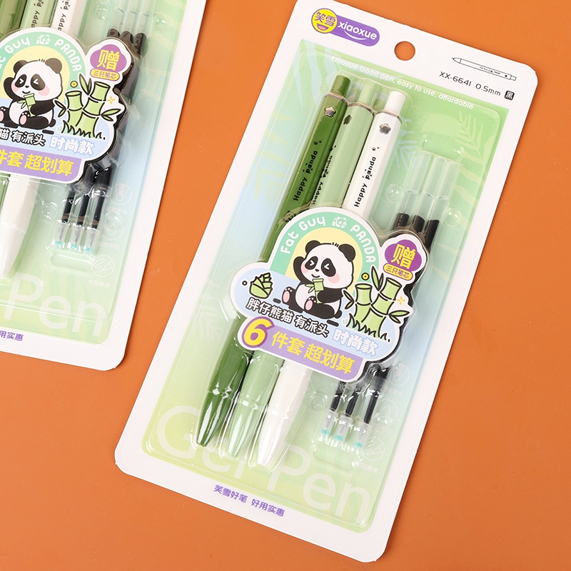 XX-6641 Pluma de Gel Panda (3 3 Traje de Escritura) 3