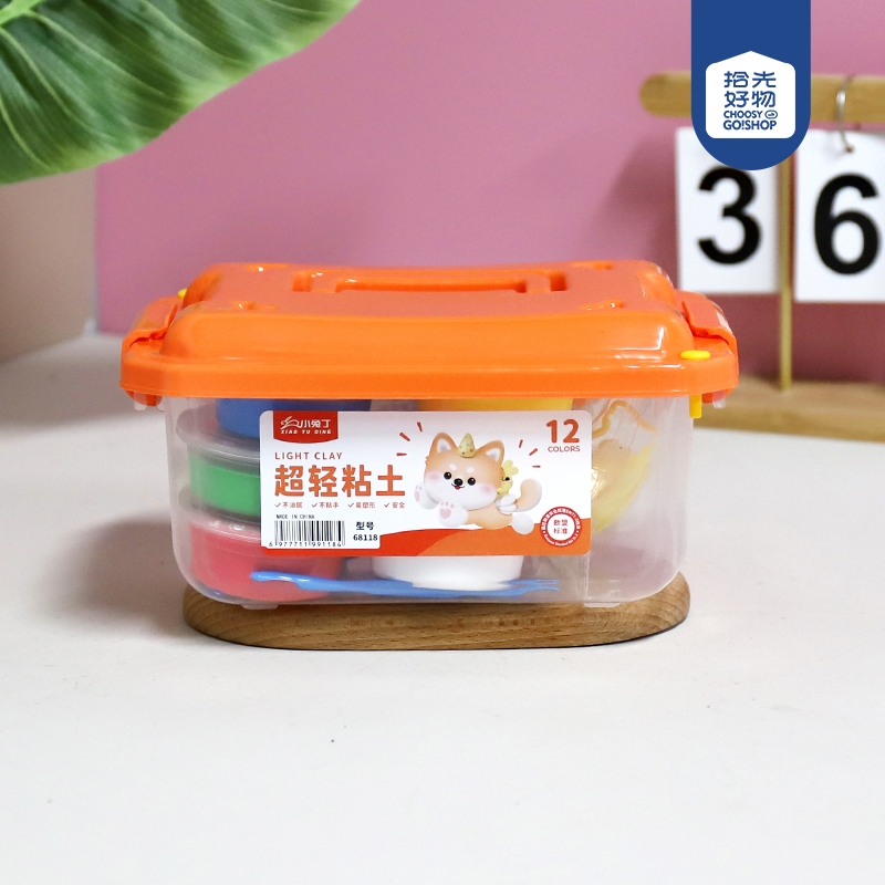 Conejo Pero 12 Cajas de Herramientas de Color Es Tierra Super Pegajosa 2