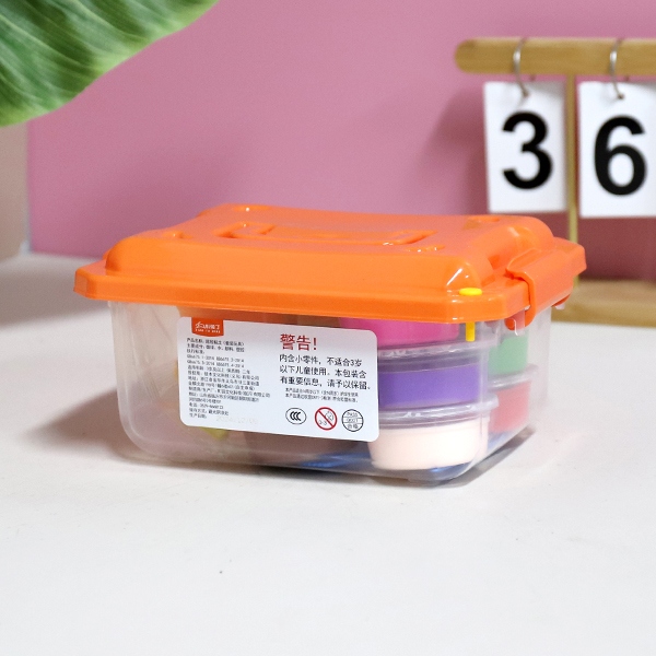 Conejo Pero 12 Cajas de Herramientas de Color Es Tierra Super Pegajosa 5
