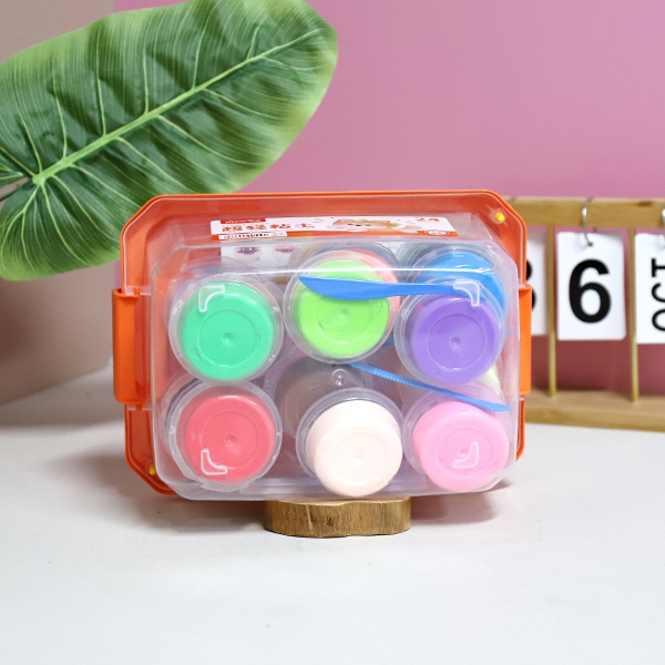 * Conejo Pequeño 24 Colores Caja de Herramientas de Arcilla Ultra Ligera 4