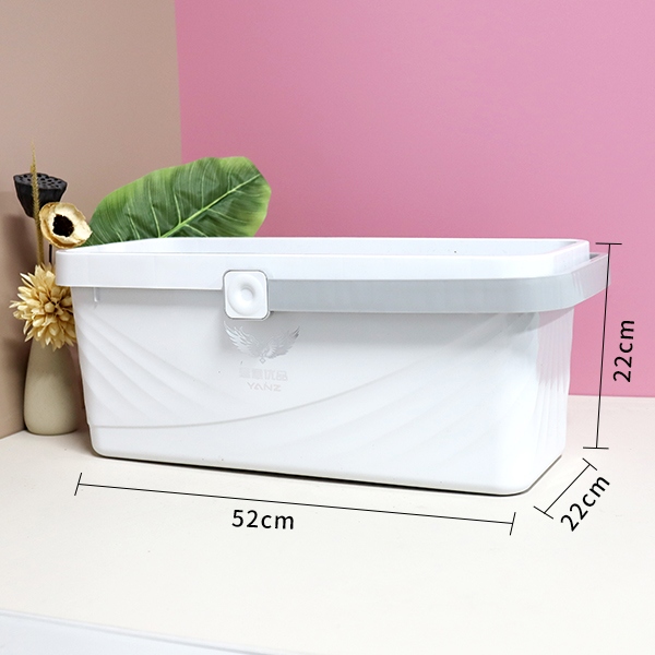 YZ-6618 Espesado Cubo Multiusos (Blanco de Hollín) 3