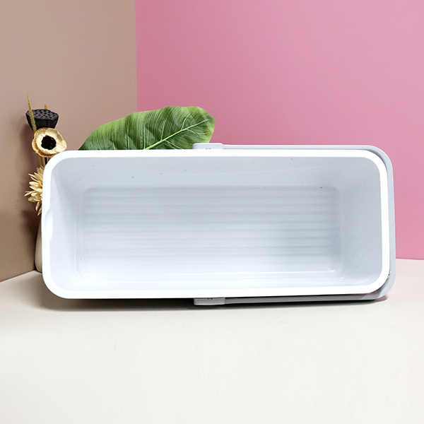 YZ-6618 Espesado Cubo Multiusos (Blanco de Hollín) 4