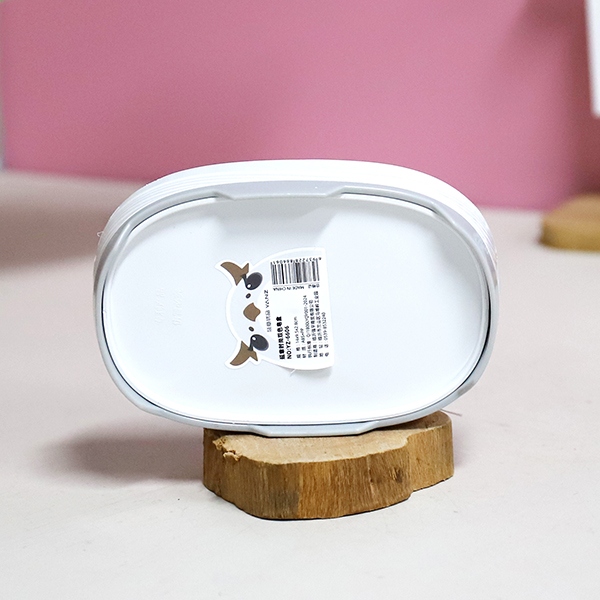 YZ-6606 Caja de Jabón de Dos Colores de Moda (Blanco de Hollín) 5