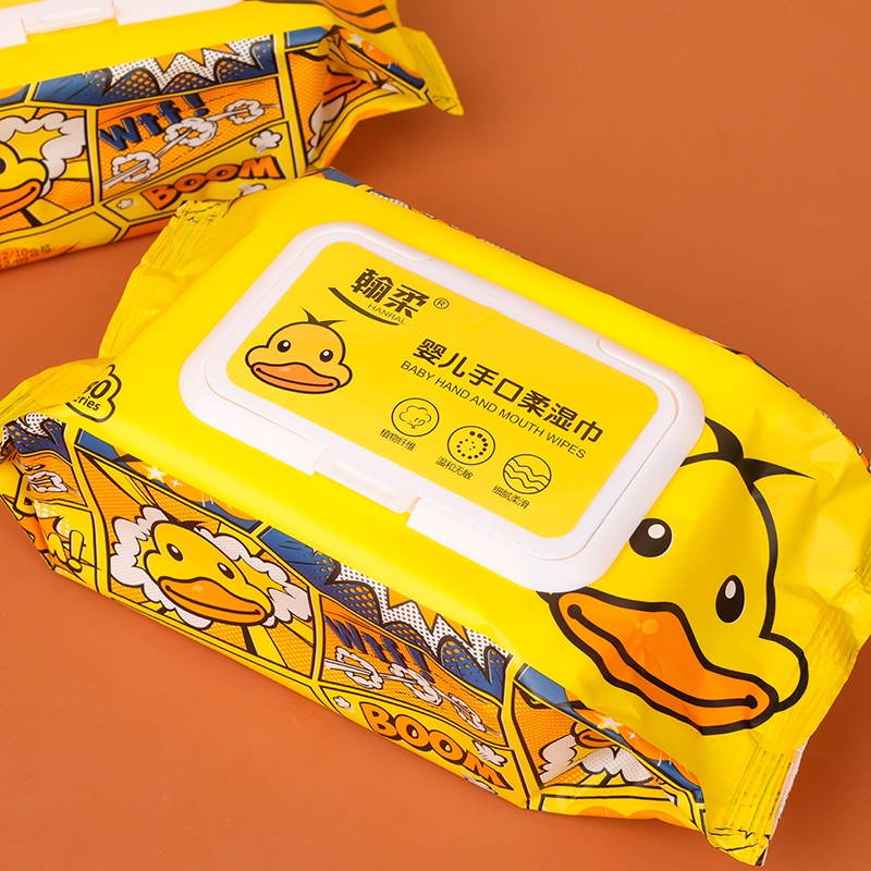 Han Rou 1750 Peco Duck Wet Wipes (Cross Cloth) 3