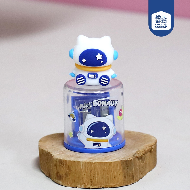 3056 Astronauta Doble Agujero Afilador Lápiz 2