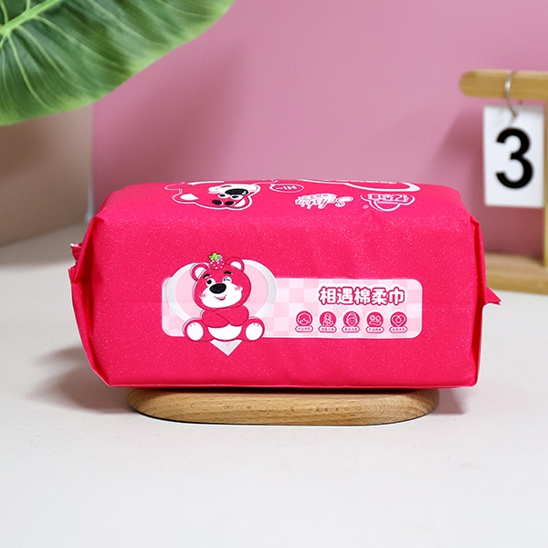 1616 Oso de Frambuesa Cotton Soft Wash Towel (100 Hojas) 4