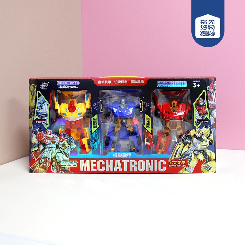 Serie Robot de Deformación 1158-138 (Tres Colores)
