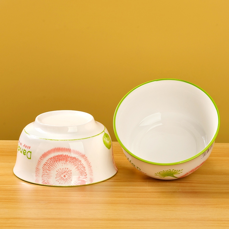 Impreso 5,2 Pulgadas Liyan Bowl (Dandelión, Yu Ver Color de Primavera) 4
