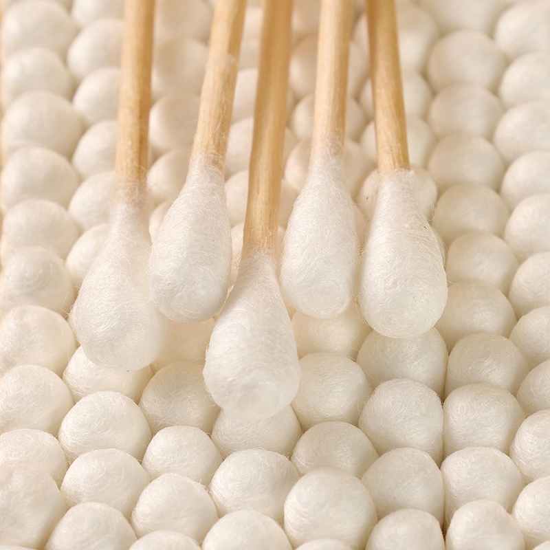 Hua Fu Yu 803 Gold Standard Frosted Square Box Cotton Swab (300) 5