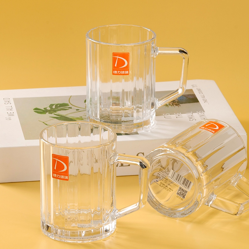 Deli TZ5005B Taza de Mango de Vidrio (300ML) 2