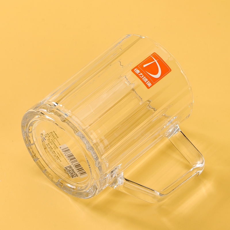 Deli TZ5005B Taza de Mango de Vidrio (300ML) 4