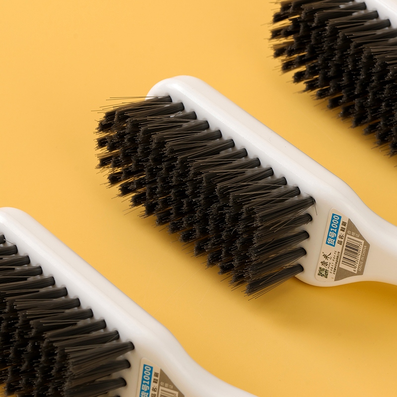 1000 Shoe Brush with Long Handle (White) 3