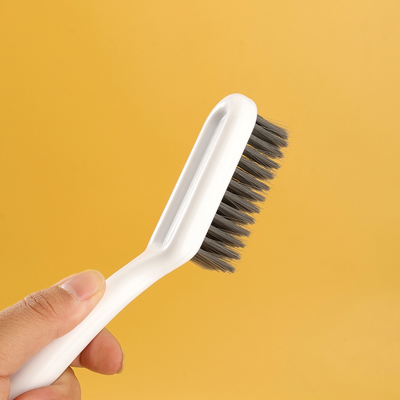 1000 Shoe Brush with Long Handle (White) 5