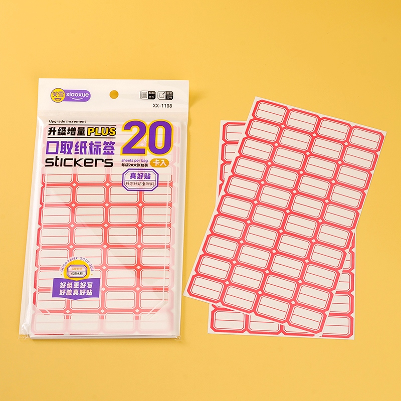 XX-401 Papel de Recogida Oral (4 Hojas/20 En una Fila) 4