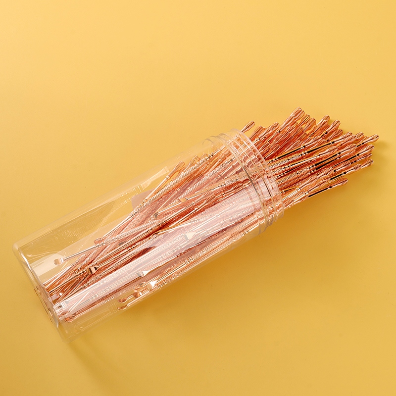 Correa de Oreja Doble Cabeza de Oro Rosa 4