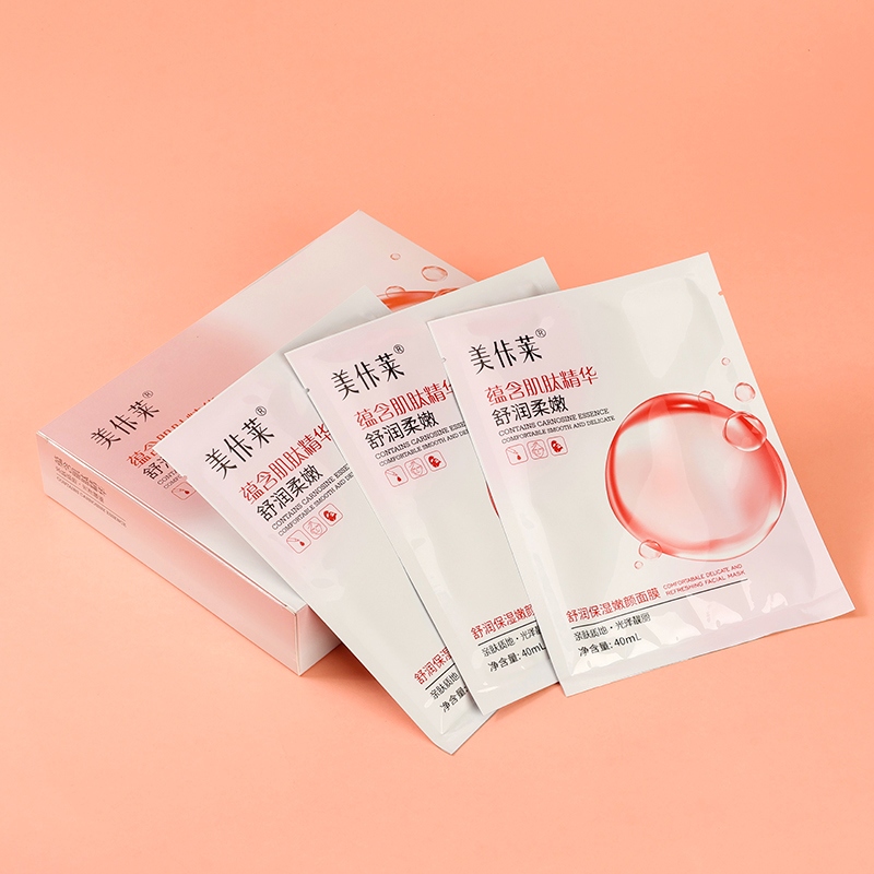 Mei Ka Lai Contiene Carnosine Essence Mask (40ml * 10 Tabletas) 4