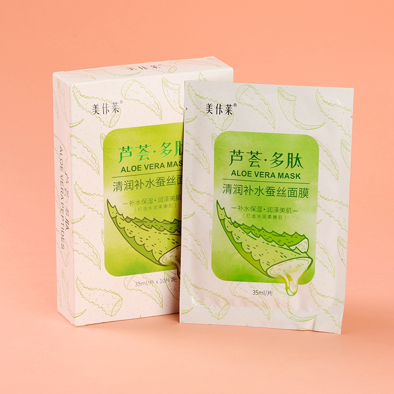 Máscara Hidratante Aloe (35ml * 10 Tabletas)