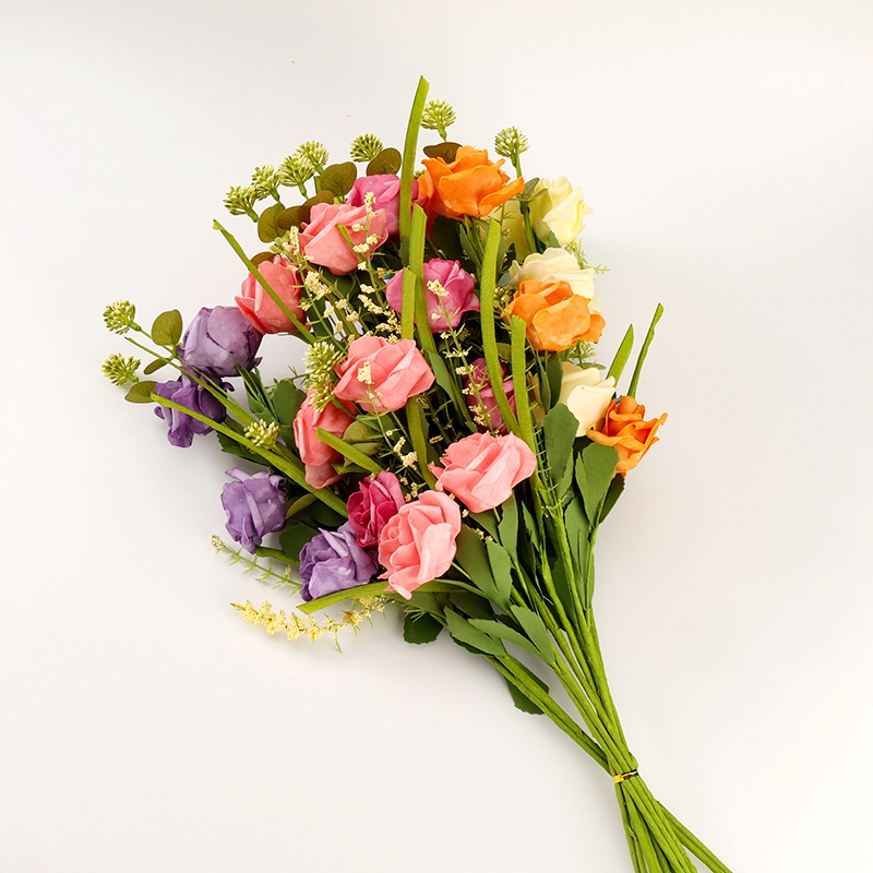101 Rosas Flores Artificiales (Color Al Azar) 5