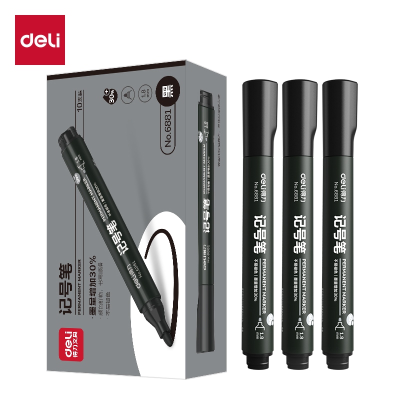 Deli Sida 6881 Marcador (Negro) 2