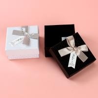 7575 Caja de Regalo Cuadrado de Corbata de Arco (7.5*7.5*3.5) 4