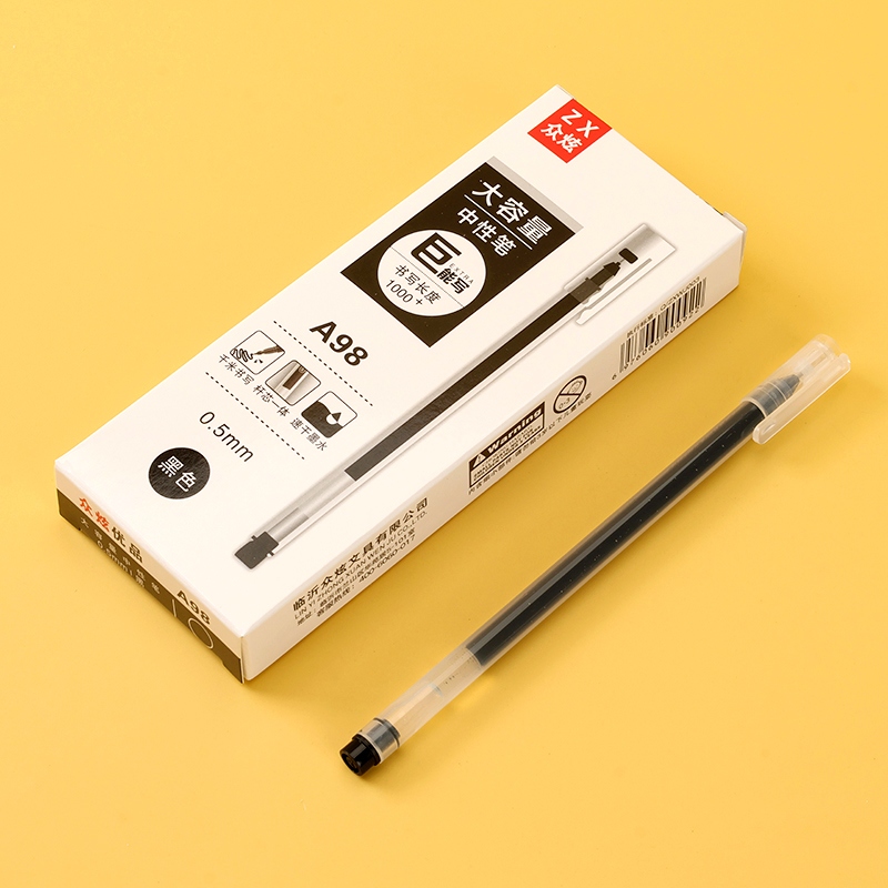 Todo Deslumbrante A98 Gigante Puede Escribir Gel Pluma Negro 3